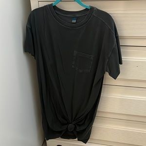 Gray tshirt dress